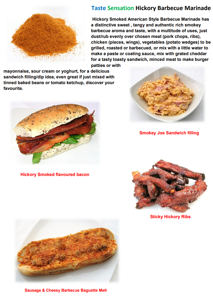 Hickory Smoke Barbecue Marinade Flavouring - Image 12