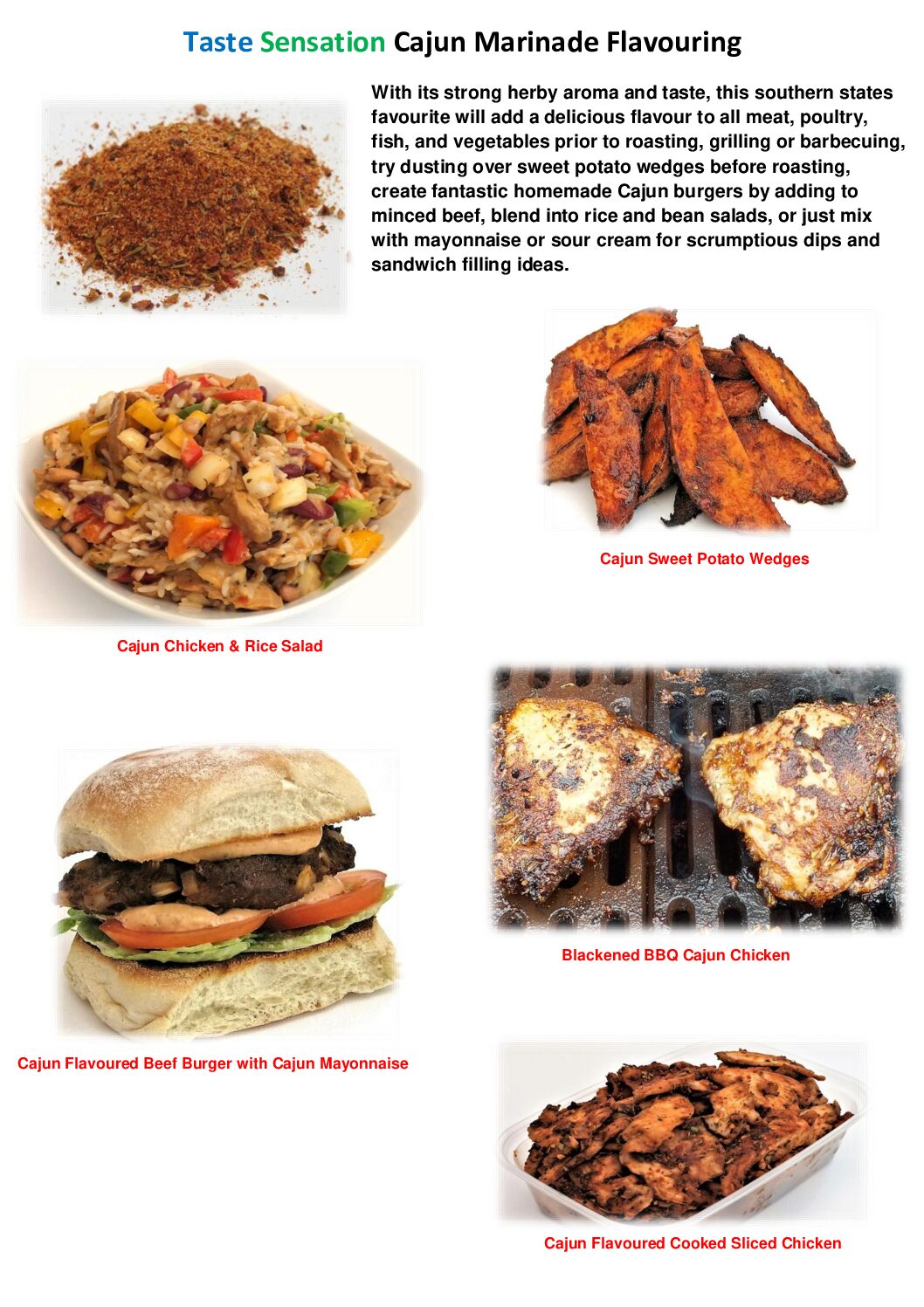 Cajun Marinade Flavouring - Image 12