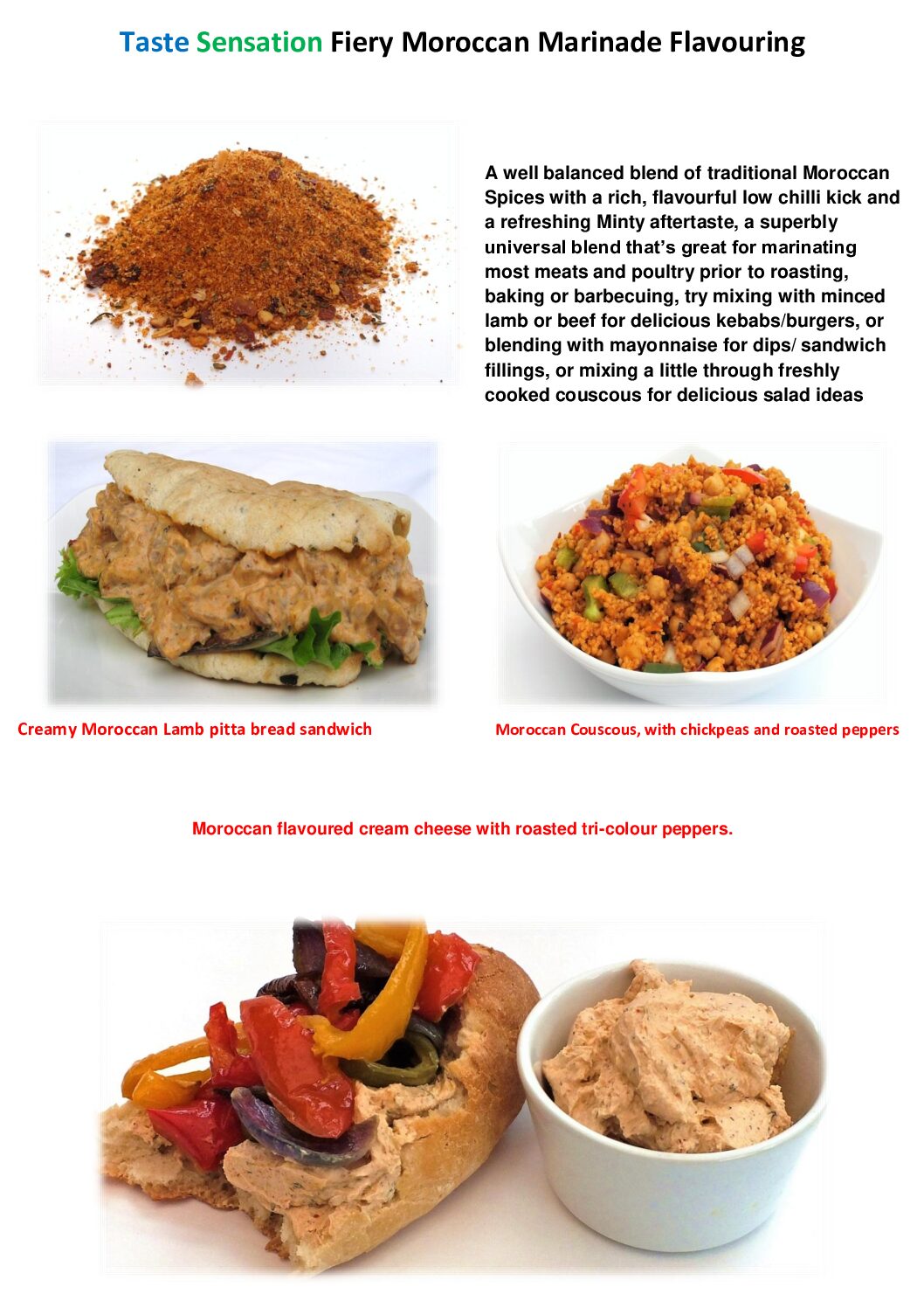 Fiery Moroccan Marinade Flavouring - Image 5