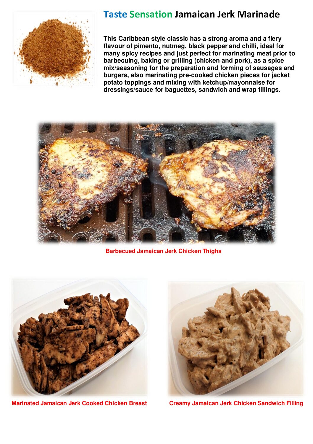 Jamaican Jerk Marinade Flavouring - Image 6