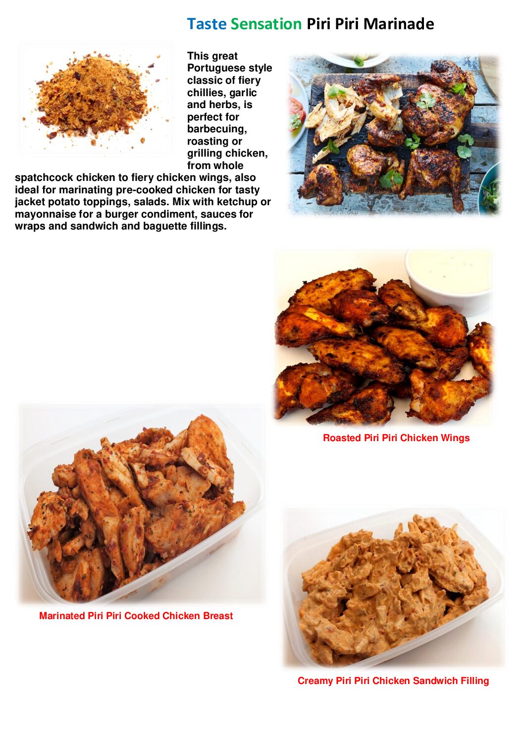 Piri Piri Marinade Flavouring - Image 5